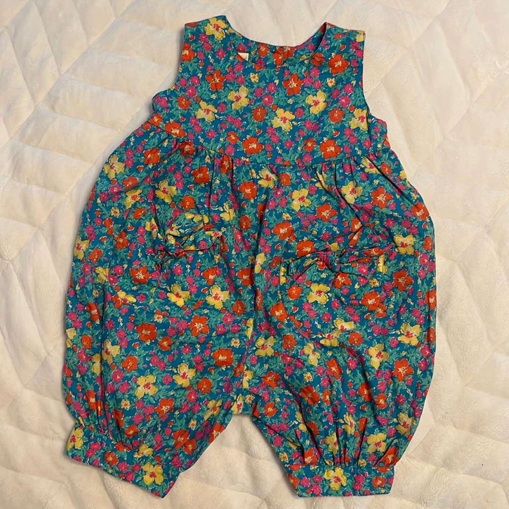 Laura Ashley vintage romper 2-3